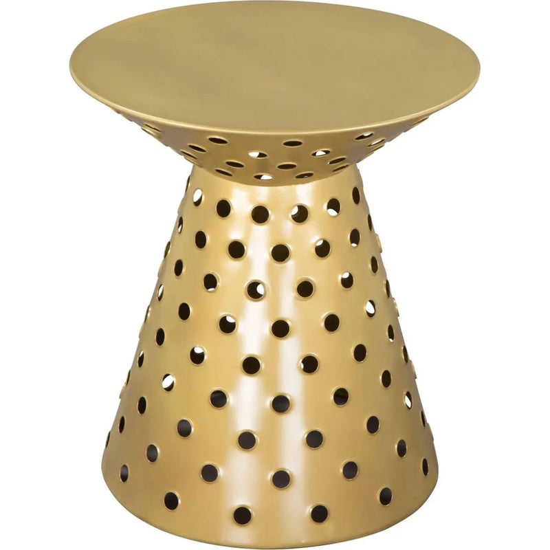 Proton Side Table Gold - LOOMLAN - Zuo Modern - Side Tables