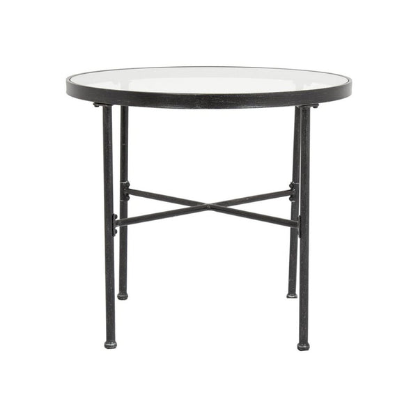 Provence Iron Round Outdoor Bistro Table - LOOMLAN - Sunset West - Outdoor Dining Tables