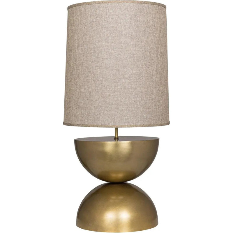 Pulan Metal Table Lamp With Brass Finish - LOOMLAN - Noir - Table Lamps