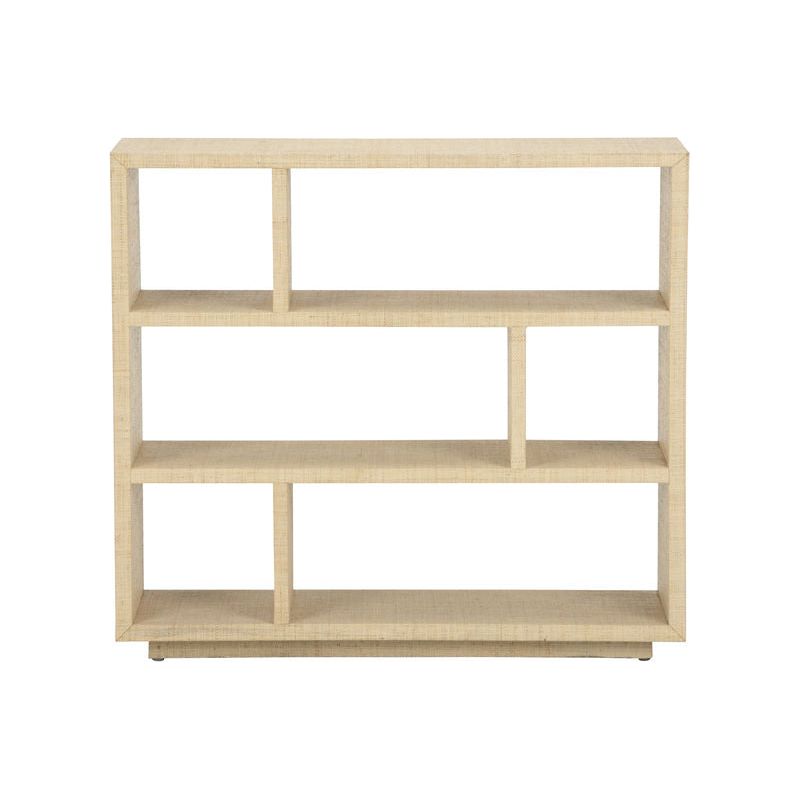 Puzzlea Raffia Warp Bookshelf - LOOMLAN - Chelsea House - Bookcases
