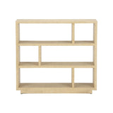 Puzzlea Raffia Warp Bookshelf - LOOMLAN - Chelsea House - Bookcases