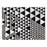 Pyramid Black Cowhide Area Rug Design - LOOMLAN - Linie Design - Area Rugs