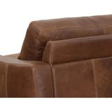 Rafael Leather Brown Sofa - LOOMLAN - SUNPAN - Sofas & Loveseats