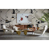 Rafael Leather Brown Sofa - LOOMLAN - SUNPAN - Sofas & Loveseats