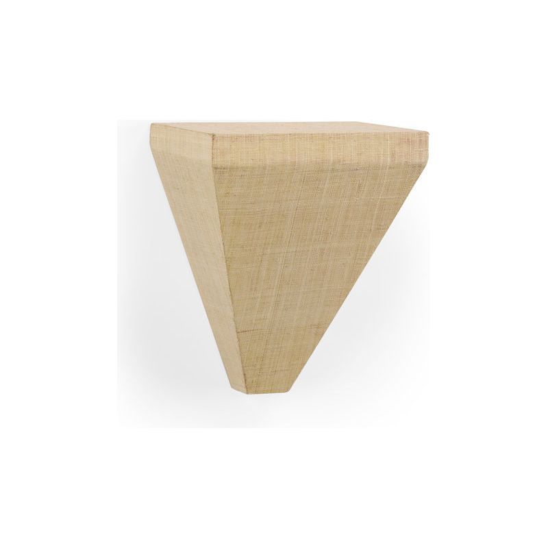 Raffia Covered Wall Bracket - LOOMLAN - Chelsea House - Wall Shelves & Ledgers