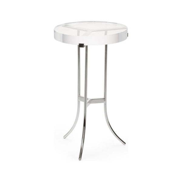 Ragsdale Acrylic Tripod Base Side Table - LOOMLAN - Chelsea House - Side Tables