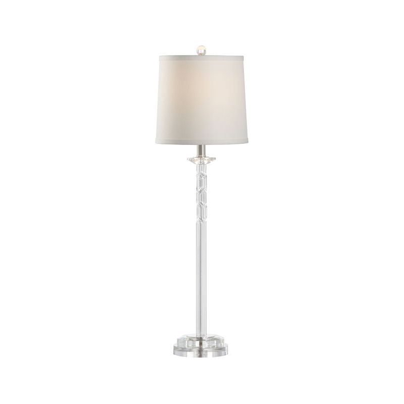 Raleigh Buffet Modern Crystal Base Table Lamp - LOOMLAN - Chelsea House - Table Lamps