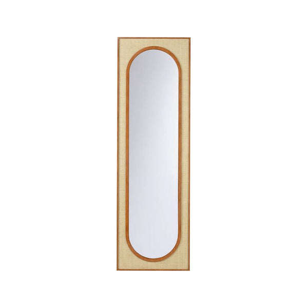 Ralphie Wood Crafted Floor Mirror - LOOMLAN - Chelsea House - Floor Mirrors