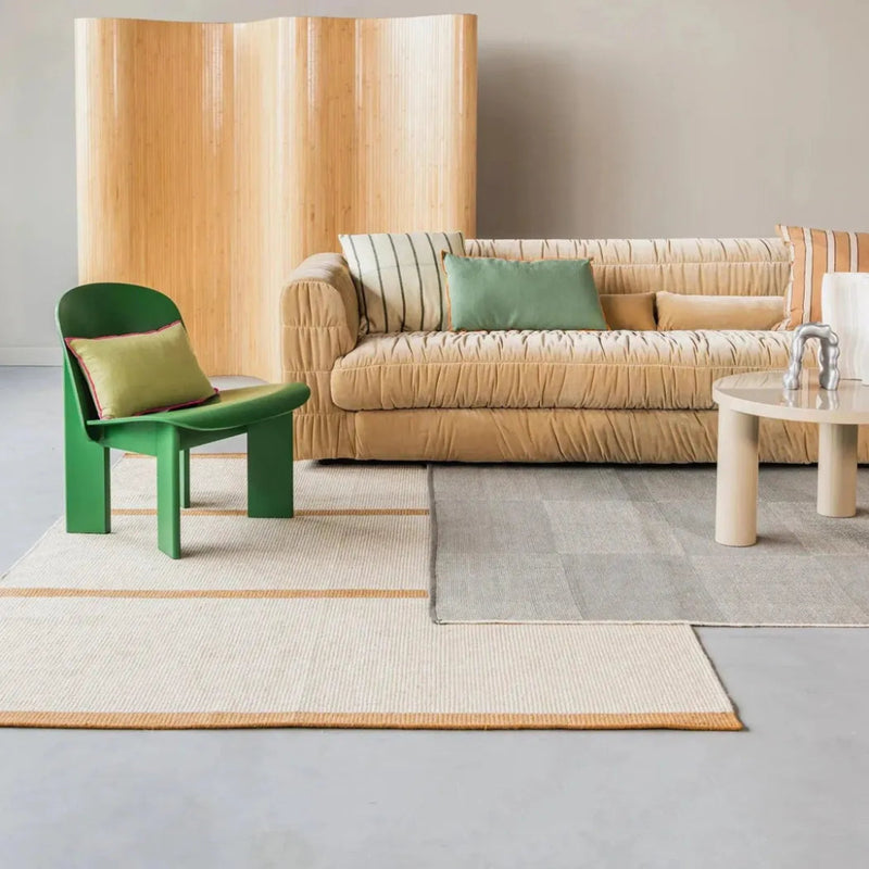 Rapallo Mustard Wool Area Rug Design - LOOMLAN - Linie Design - Area Rugs