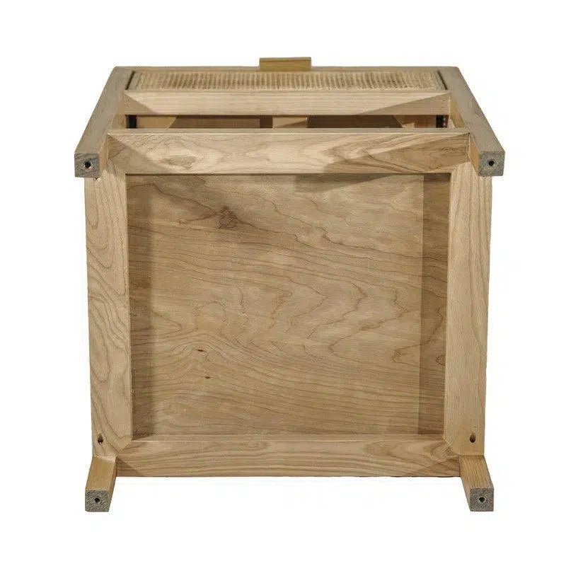 Rattan One Drawer Side Table - Wood Tone - LOOMLAN - LH Imports - Side Tables