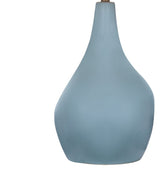 Rawlins Blue Ceramic Teardrop Table Lamp - LOOMLAN - Bassett Mirror - Table Lamps