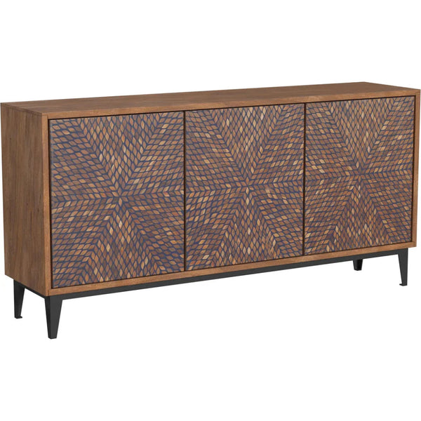 Raynor Wood Brown Server - LOOMLAN - Bassett Mirror - Sideboards