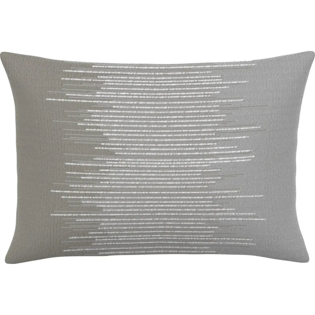 Realm Silver Double Side Outdoor Pillow - LOOMLAN - Earnest Collection - Outdoor Pillows