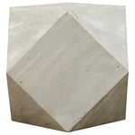 Reclaimed Lumber Iconsahedron Geometric Side Table - LOOMLAN - CFC - Side Tables