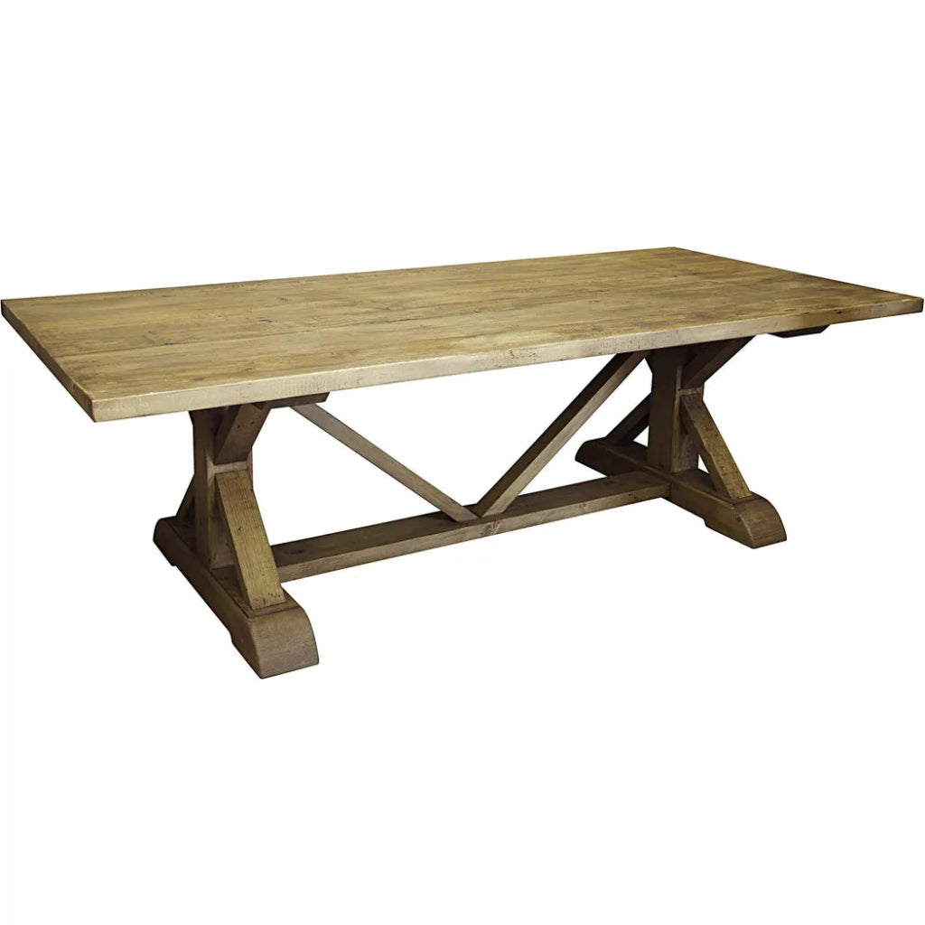 Reclaimed Lumber Rectangular X - Dining Table - LOOMLAN - CFC - Dining Tables