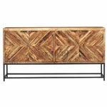 Reclaimed Wood Credenza on Metal Stand - LOOMLAN - LOOMLAN - Sideboards