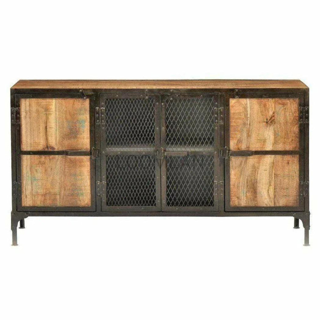 Reclaimed Wood Industrial Sideboard Buffet - LOOMLAN - LOOMLAN - Sideboards