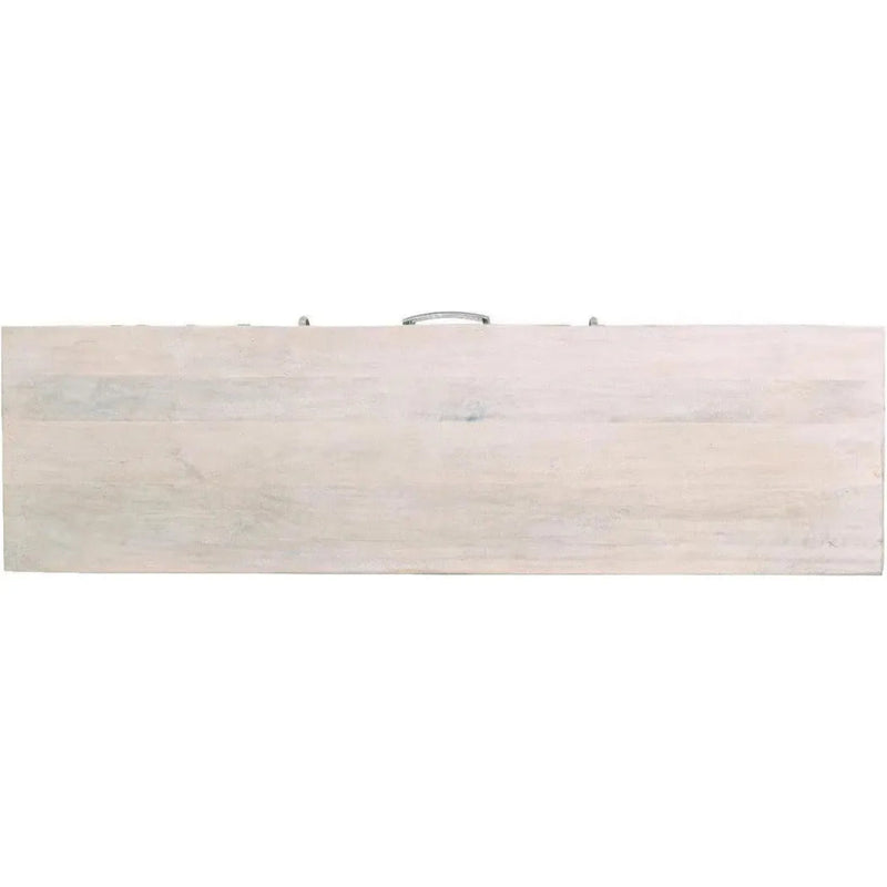 Reclaimed wood planked style whitewashed Cabinet - LOOMLAN - LOOMLAN - TV Stands & Media Centers