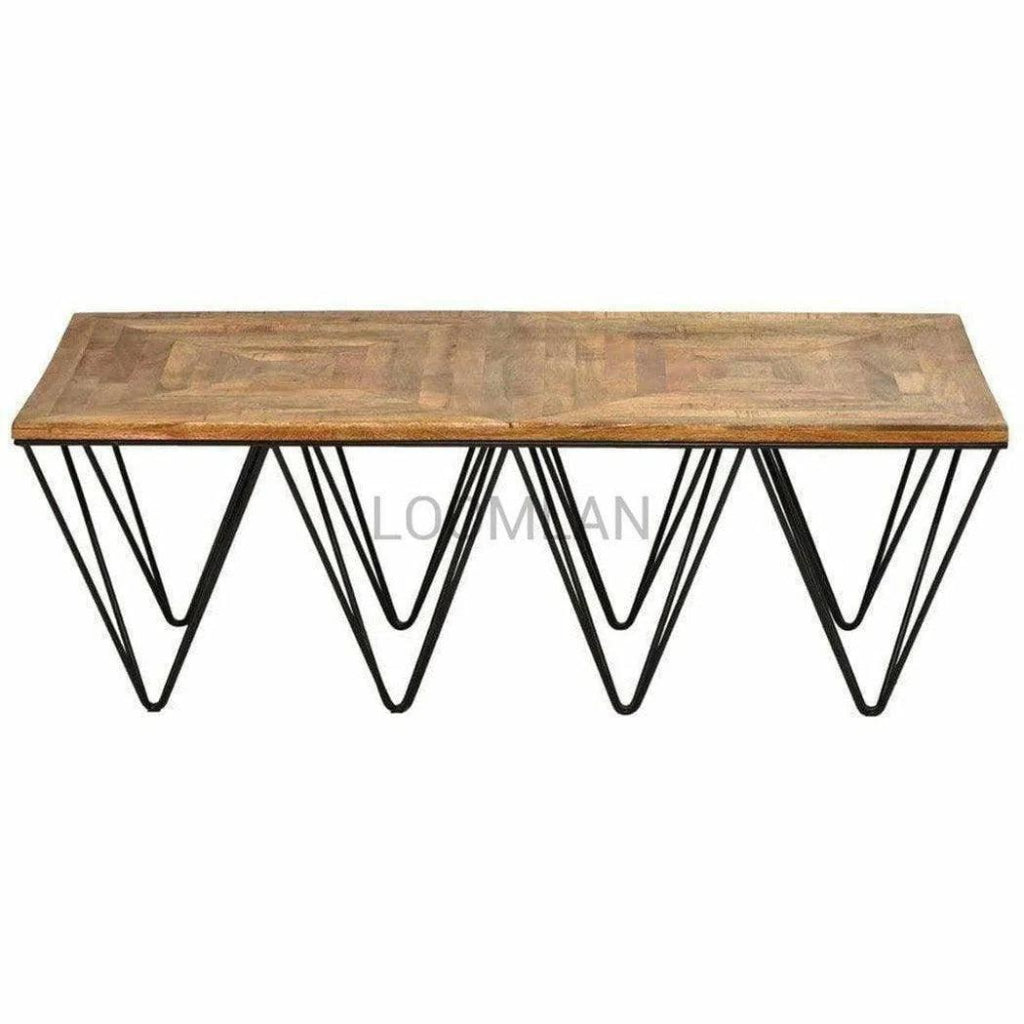 Rectangular Reclaimed Wood Coffee Table - LOOMLAN - LOOMLAN - Coffee Tables