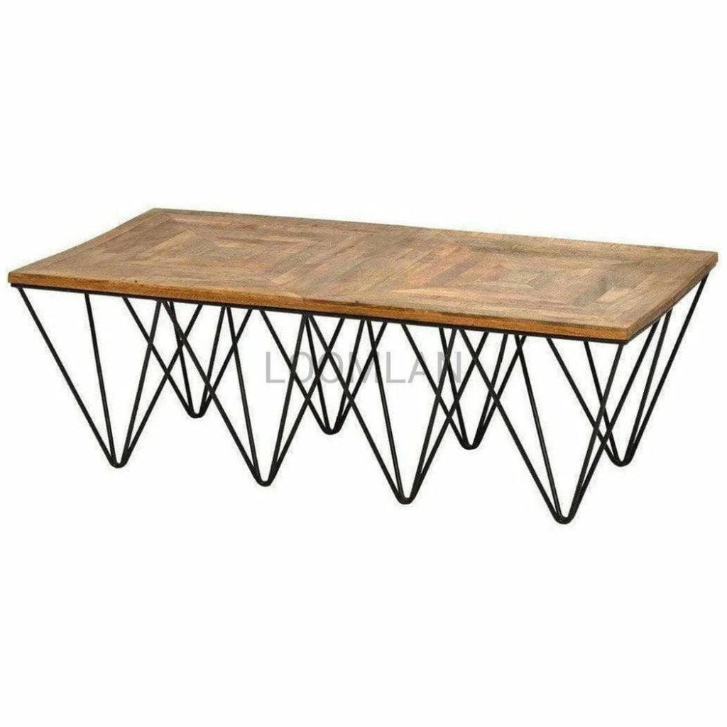 Rectangular Reclaimed Wood Coffee Table - LOOMLAN - LOOMLAN - Coffee Tables