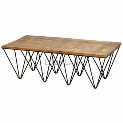 Rectangular Reclaimed Wood Coffee Table - LOOMLAN - LOOMLAN - Coffee Tables