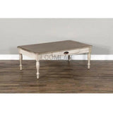 Rectangular Vintaged Cocktail Coffee Table - LOOMLAN - Sunny D - Coffee Tables