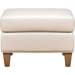 Redding Leather Ashland Pearl Chic Ottoman - LOOMLAN - Olivia + Quinn - Ottomans