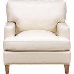 Redding Leather In Ashland Pearl Chair - LOOMLAN - Olivia + Quinn - Club Chairs