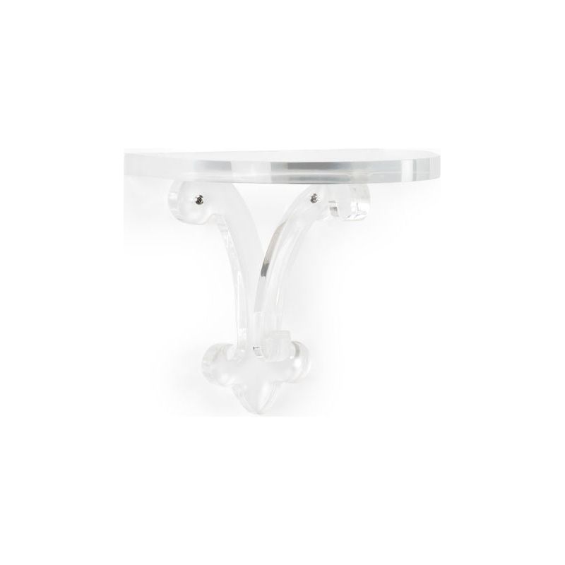 Regency Acrylic Made Clear Wall Bracket - LOOMLAN - Chelsea House - Wall Shelves & Ledgers