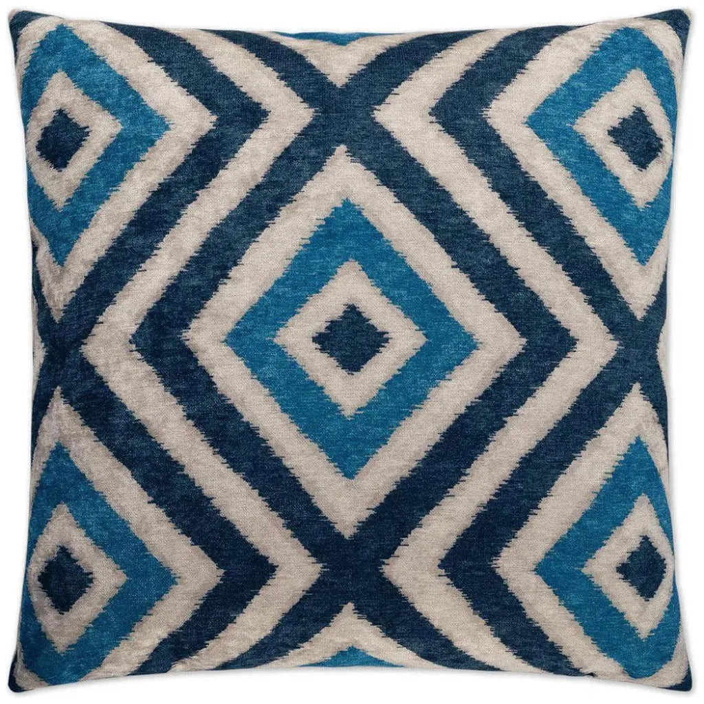 Registan Peacock Blue Throw Pillow Insert - LOOMLAN - D.V. Kap - Throw Pillows