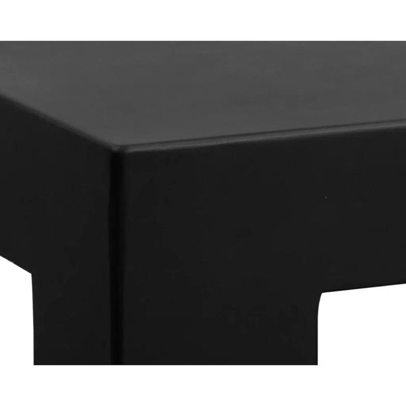 Renley Concrete Outdoor Square Coffee Table - LOOMLAN - SUNPAN - Outdoor Coffee Tables