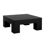 Renley Concrete Outdoor Square Coffee Table - LOOMLAN - SUNPAN - Outdoor Coffee Tables
