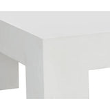 Renley Concrete Outdoor Square Coffee Table - LOOMLAN - SUNPAN - Outdoor Coffee Tables