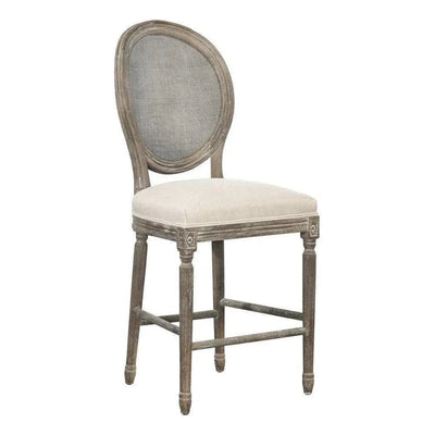 Renton Counter Stool, Rattan Back - LOOMLAN - Furniture Classics - Counter Stools