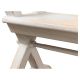 Replica Antique X Bench For Entryway or Kitchen - LOOMLAN - Sarreid - Dining Benches