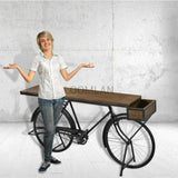 Repurposed Entry Console Table Bicycle - LOOMLAN - LOOMLAN - Console Tables