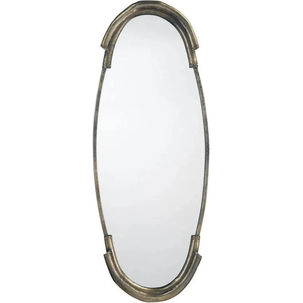 Reversible Antique Silver Aluminum Margaux Wall Mirror - LOOMLAN - Jamie Young - Wall Mirrors