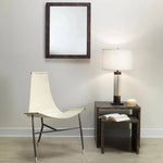 Reversible Charcoal Burl Wood Rectangle Wall Mirror - LOOMLAN - Jamie Young - Wall Mirrors