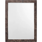 Reversible Charcoal Burl Wood Rectangle Wall Mirror - LOOMLAN - Jamie Young - Wall Mirrors