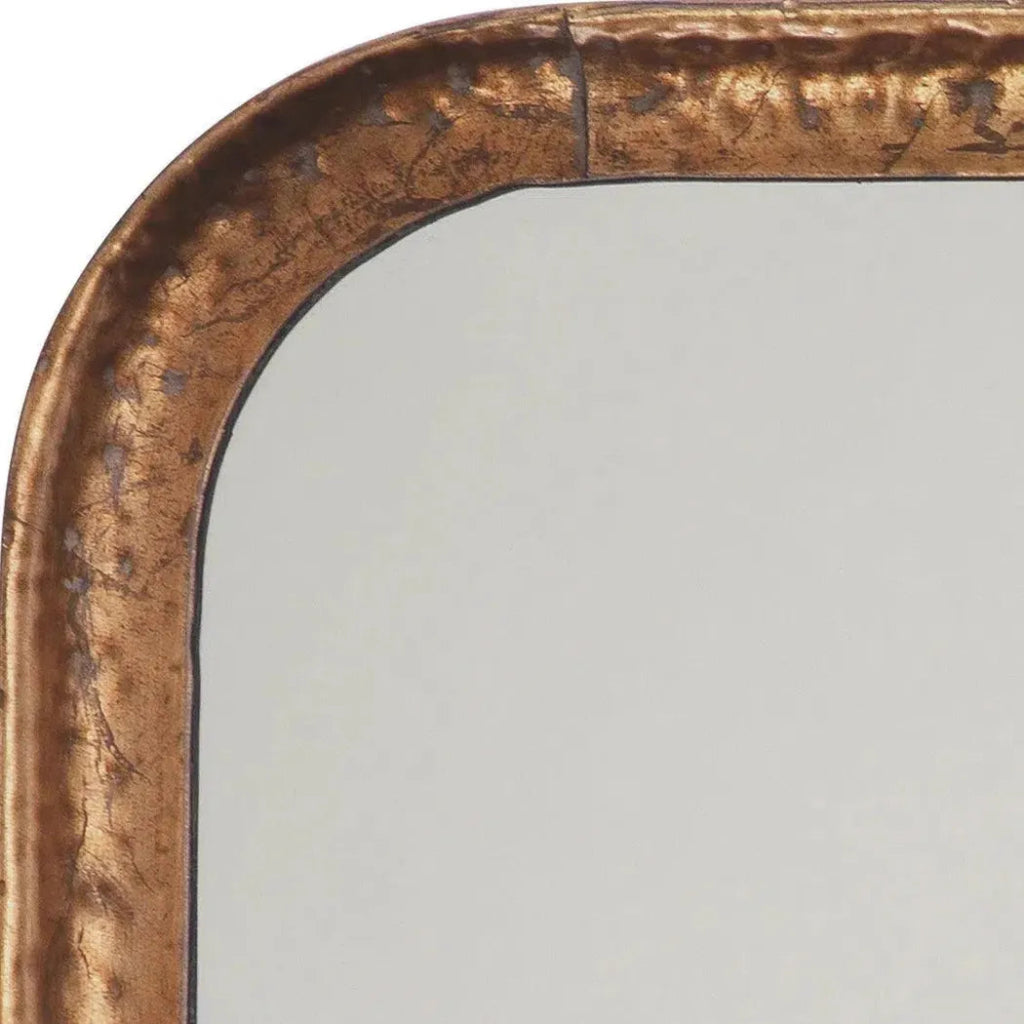 Reversible Gold Iron Principle Vanity Wall Mirror - LOOMLAN - Jamie Young - Wall Mirrors