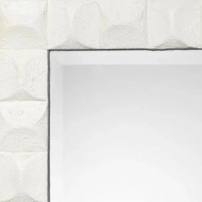 Reversible Position White Polyresin Astor Wall Mirror - LOOMLAN - Jamie Young - Wall Mirrors