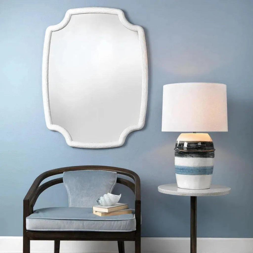 Reversible Position White Selene Wall Mirror - LOOMLAN - Jamie Young - Wall Mirrors