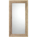 Reversible Seagrass Evergreen Rectangle Wall Mirror - LOOMLAN - Jamie Young - Wall Mirrors