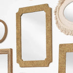 Reversible Seagrass Hand - Woven Marina Wall Mirror - LOOMLAN - Jamie Young - Wall Mirrors