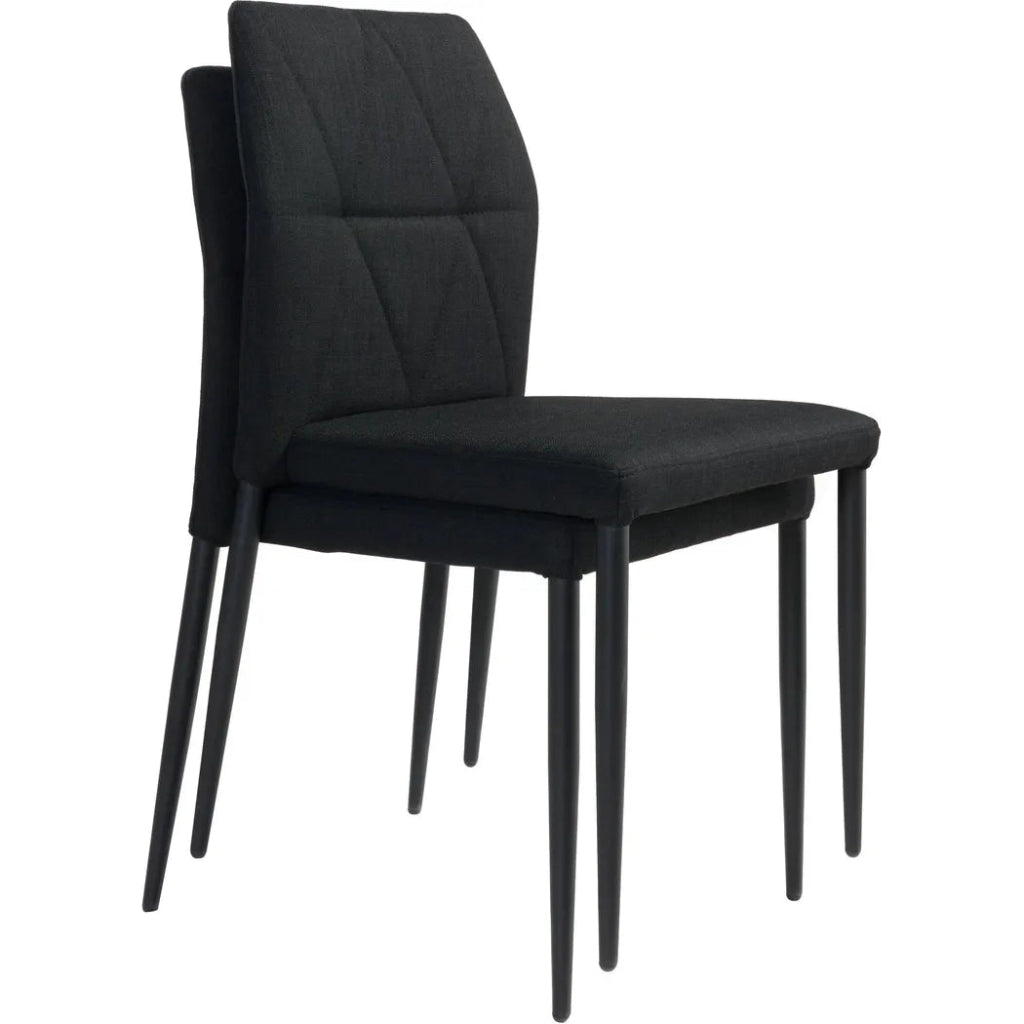 Revolution Dining Chair (Set of 4) Black - LOOMLAN - Zuo Modern - Dining Chairs