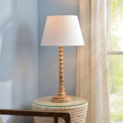 Revolution Mango Wooden Table Lamp - LOOMLAN - Jamie Young - Table Lamps