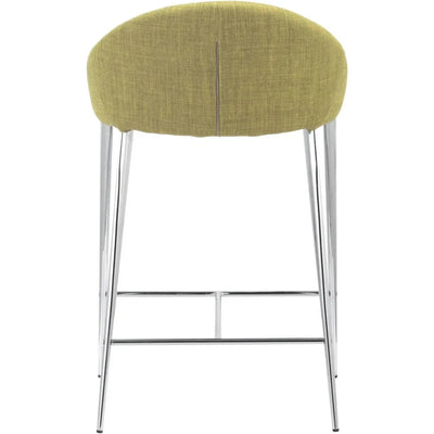 Reykjavik Counter Chair (Set of 2) Pea Green - LOOMLAN - Zuo Modern - Counter Stools