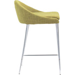 Reykjavik Counter Chair (Set of 2) Pea Green - LOOMLAN - Zuo Modern - Counter Stools