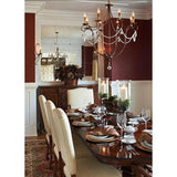 Rhine Gold Crystal Lights Gold Large Chandelier - LOOMLAN - Currey & Co - Chandeliers