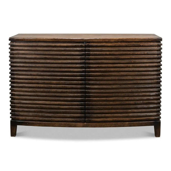 Ribbed Remington Small Sideboard - LOOMLAN - Sarreid - Sideboards